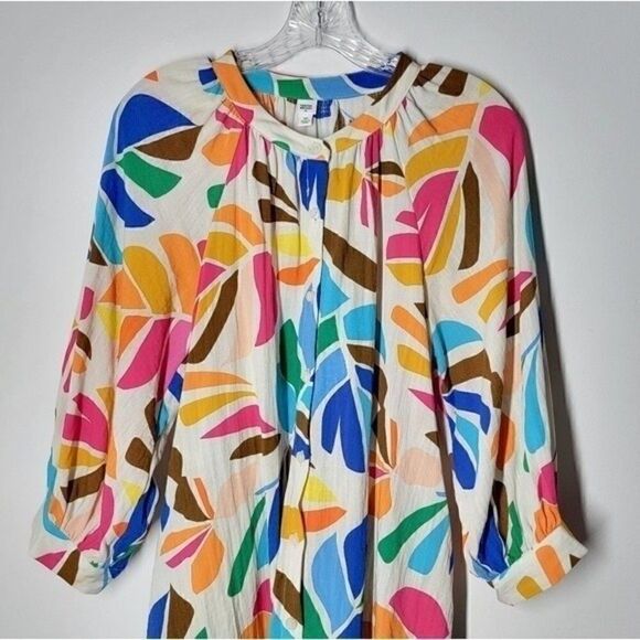 𝅺tabitha Brown for Target Botanical Mini Dress Top Size XS - Picture 3 of 10